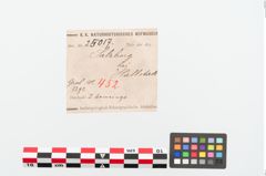 Etiketten zu Bronzearmreif (NHMW-PRAE-025017)